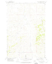 Griffin Coulee NW Montana Historical topographic map, 1:24000 scale, 7.5 X 7.5 Minute, Year 1971