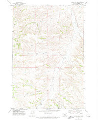 Griffin Coulee Montana Historical topographic map, 1:24000 scale, 7.5 X 7.5 Minute, Year 1971