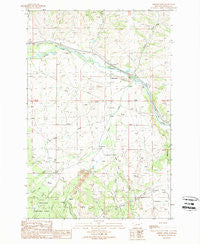 Griffin Creek Montana Historical topographic map, 1:24000 scale, 7.5 X 7.5 Minute, Year 1989