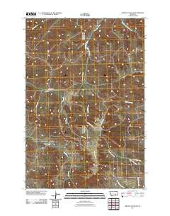 Griffin Coulee SW Montana Historical topographic map, 1:24000 scale, 7.5 X 7.5 Minute, Year 2011