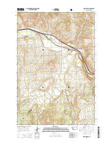 Griffin Creek Montana Current topographic map, 1:24000 scale, 7.5 X 7.5 Minute, Year 2014