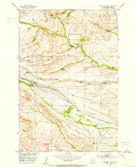 Grosfield Ranch Montana Historical topographic map, 1:24000 scale, 7.5 X 7.5 Minute, Year 1951