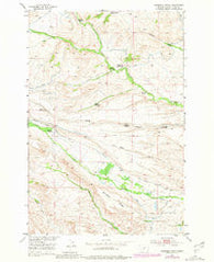 Grosfield Ranch Montana Historical topographic map, 1:24000 scale, 7.5 X 7.5 Minute, Year 1951