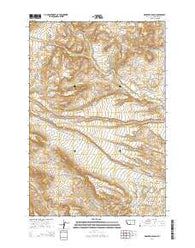 Grosfield Ranch Montana Current topographic map, 1:24000 scale, 7.5 X 7.5 Minute, Year 2014