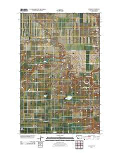 Gunsight Montana Historical topographic map, 1:24000 scale, 7.5 X 7.5 Minute, Year 2011