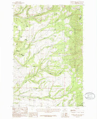 Gurnett Creek East Montana Historical topographic map, 1:24000 scale, 7.5 X 7.5 Minute, Year 1986