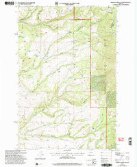 Gurnett Creek East Montana Historical topographic map, 1:24000 scale, 7.5 X 7.5 Minute, Year 2001