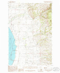 Gurnett Creek West Montana Historical topographic map, 1:24000 scale, 7.5 X 7.5 Minute, Year 1986