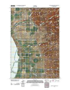 Gurnett Creek West Montana Historical topographic map, 1:24000 scale, 7.5 X 7.5 Minute, Year 2011