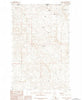 Gustin Coulee Montana Historical topographic map, 1:24000 scale, 7.5 X 7.5 Minute, Year 1984