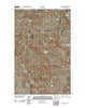 Gustin Coulee Montana Historical topographic map, 1:24000 scale, 7.5 X 7.5 Minute, Year 2011