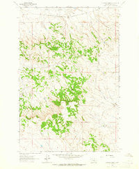 Guthridge Ranch Montana Historical topographic map, 1:24000 scale, 7.5 X 7.5 Minute, Year 1962