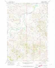 HS School Montana Historical topographic map, 1:24000 scale, 7.5 X 7.5 Minute, Year 1971