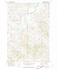 HS School Montana Historical topographic map, 1:24000 scale, 7.5 X 7.5 Minute, Year 1971