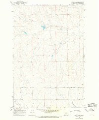 Hafla School Montana Historical topographic map, 1:24000 scale, 7.5 X 7.5 Minute, Year 1965