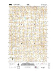 Hafla School Montana Current topographic map, 1:24000 scale, 7.5 X 7.5 Minute, Year 2014