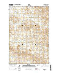 Hagen Gap Montana Current topographic map, 1:24000 scale, 7.5 X 7.5 Minute, Year 2014