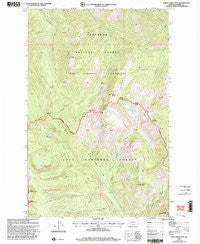 Hahn Creek Pass Montana Historical topographic map, 1:24000 scale, 7.5 X 7.5 Minute, Year 1999