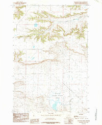 Hailstone Basin Montana Historical topographic map, 1:24000 scale, 7.5 X 7.5 Minute, Year 1985