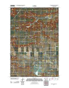 Hailstone Basin Montana Historical topographic map, 1:24000 scale, 7.5 X 7.5 Minute, Year 2011