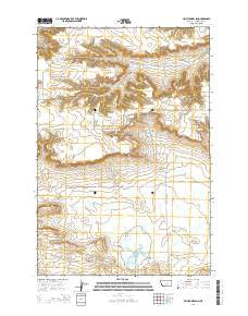 Hailstone Basin Montana Current topographic map, 1:24000 scale, 7.5 X 7.5 Minute, Year 2014