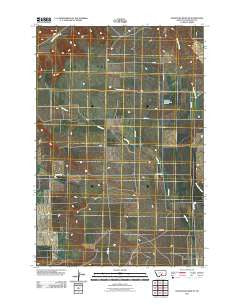 Hailstone Basin SE Montana Historical topographic map, 1:24000 scale, 7.5 X 7.5 Minute, Year 2011