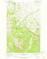 Half Dome Crag Montana Historical topographic map, 1:24000 scale, 7.5 X 7.5 Minute, Year 1968