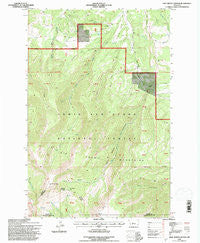 Half Moon Canyon Montana Historical topographic map, 1:24000 scale, 7.5 X 7.5 Minute, Year 1995