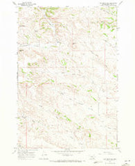 Half Moon Hill Montana Historical topographic map, 1:24000 scale, 7.5 X 7.5 Minute, Year 1967