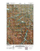 Half Dome Crag Montana Historical topographic map, 1:24000 scale, 7.5 X 7.5 Minute, Year 2011