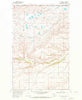 Hall Coulee Montana Historical topographic map, 1:24000 scale, 7.5 X 7.5 Minute, Year 1968