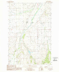 Hall Montana Historical topographic map, 1:24000 scale, 7.5 X 7.5 Minute, Year 1989