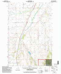 Hall Montana Historical topographic map, 1:24000 scale, 7.5 X 7.5 Minute, Year 1996