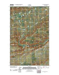 Hall Coulee Montana Historical topographic map, 1:24000 scale, 7.5 X 7.5 Minute, Year 2011
