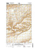 Hall Coulee Montana Current topographic map, 1:24000 scale, 7.5 X 7.5 Minute, Year 2014