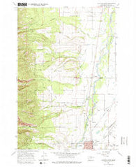 Hamilton North Montana Historical topographic map, 1:24000 scale, 7.5 X 7.5 Minute, Year 1967