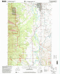 Hamilton South Montana Historical topographic map, 1:24000 scale, 7.5 X 7.5 Minute, Year 1998