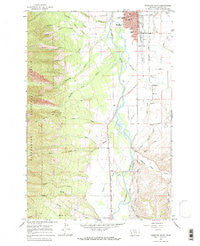 Hamilton South Montana Historical topographic map, 1:24000 scale, 7.5 X 7.5 Minute, Year 1964