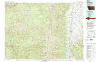 Hamilton Montana Historical topographic map, 1:100000 scale, 30 X 60 Minute, Year 1980