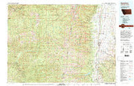 Hamilton Montana Historical topographic map, 1:100000 scale, 30 X 60 Minute, Year 1980
