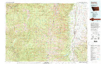 Hamilton Montana Historical topographic map, 1:100000 scale, 30 X 60 Minute, Year 1980