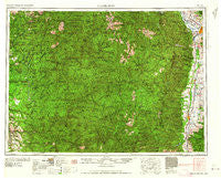 Hamilton Montana Historical topographic map, 1:250000 scale, 1 X 2 Degree, Year 1964