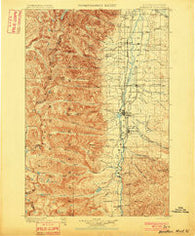 Hamilton Montana Historical topographic map, 1:125000 scale, 30 X 30 Minute, Year 1901