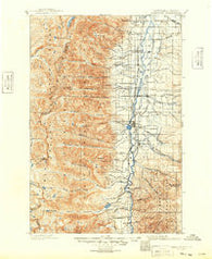 Hamilton Montana Historical topographic map, 1:125000 scale, 30 X 30 Minute, Year 1901