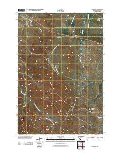 Hammond Montana Historical topographic map, 1:24000 scale, 7.5 X 7.5 Minute, Year 2011