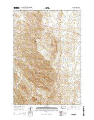 Hammond Montana Current topographic map, 1:24000 scale, 7.5 X 7.5 Minute, Year 2014
