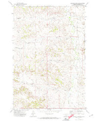 Hammond Draw NW Montana Historical topographic map, 1:24000 scale, 7.5 X 7.5 Minute, Year 1971