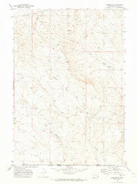 Hammond SE Montana Historical topographic map, 1:24000 scale, 7.5 X 7.5 Minute, Year 1970