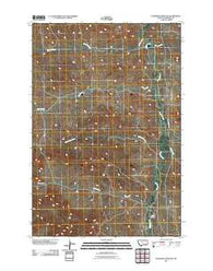 Hammond Draw NW Montana Historical topographic map, 1:24000 scale, 7.5 X 7.5 Minute, Year 2011