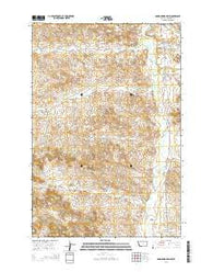 Hammond Draw NW Montana Current topographic map, 1:24000 scale, 7.5 X 7.5 Minute, Year 2014